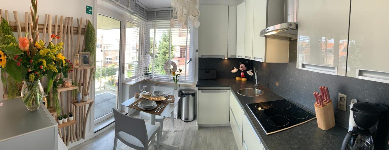 Top Appartement Met Garage "Au Franelle" Остенде Экстерьер фото